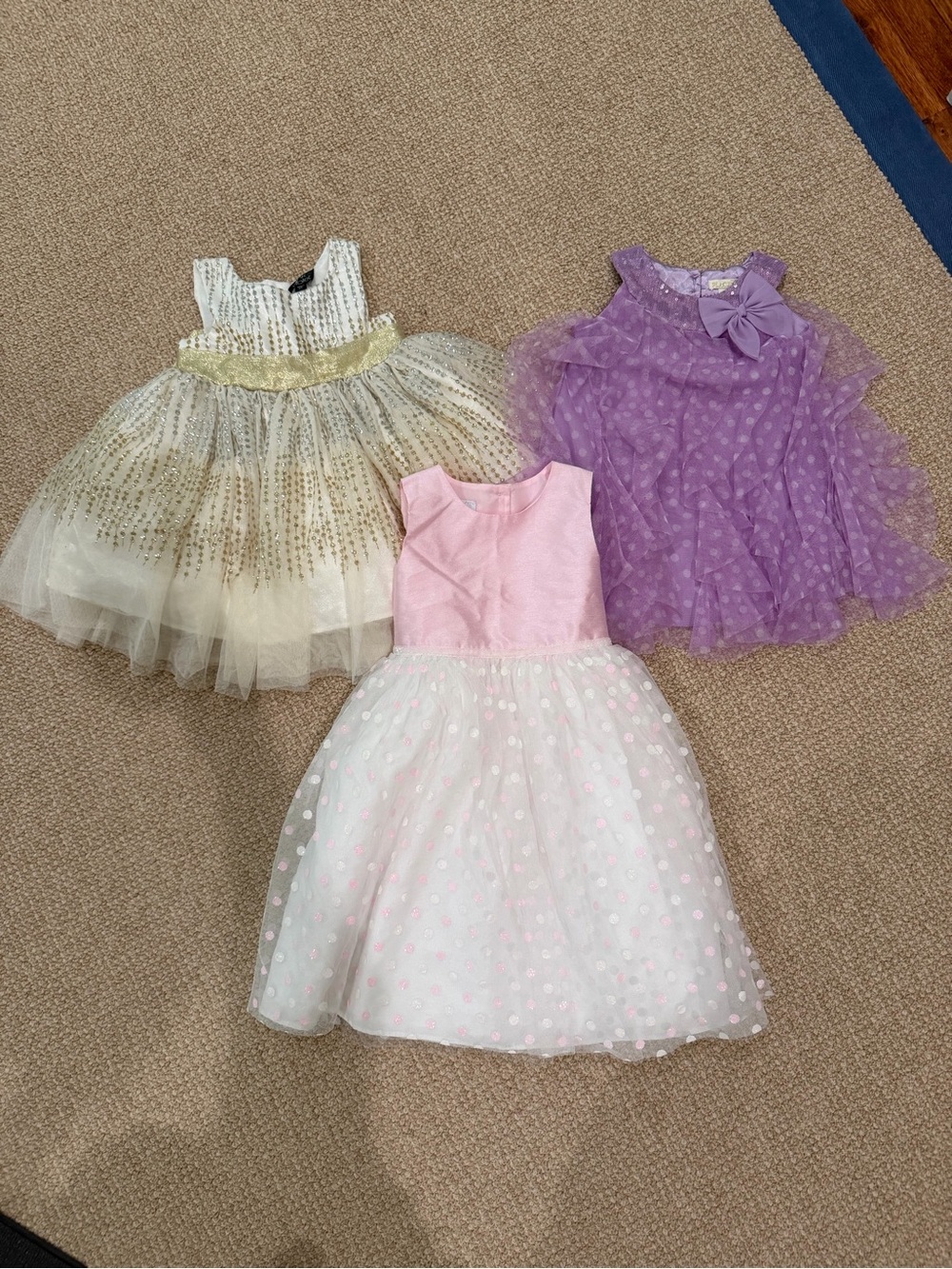 Formal girls dress dresses sizes 18 mo - 3T - mint condition